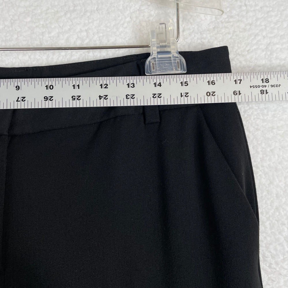 Talbots Signature Womens Black Straight Leg Dress Pants Size 10 Stretch Workwear - Picture 4 of 10